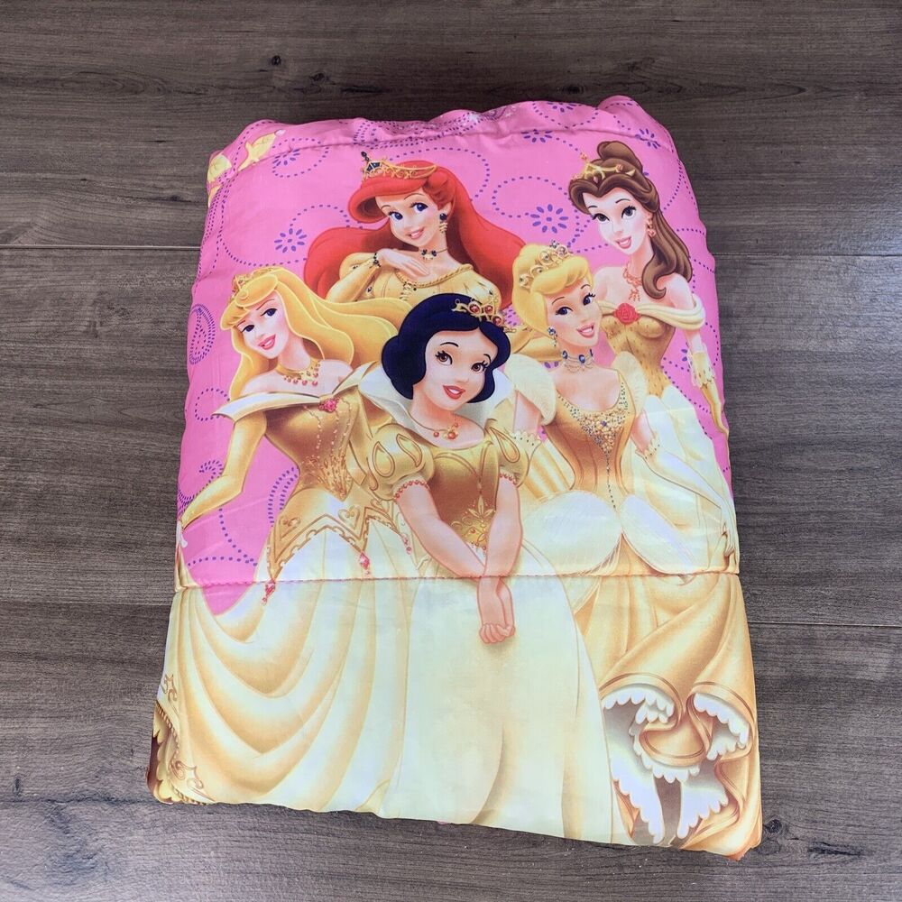 DISNEY Princess Sleeping Bag Outdoors Girl's Pink Camping Bag W33 X L55